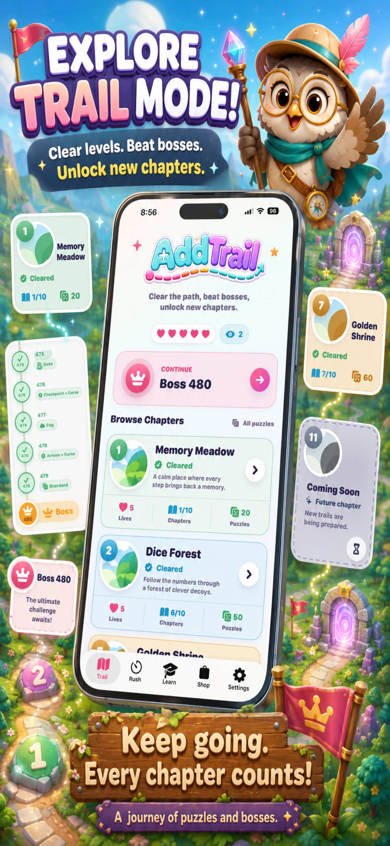 AddTrail trail mode